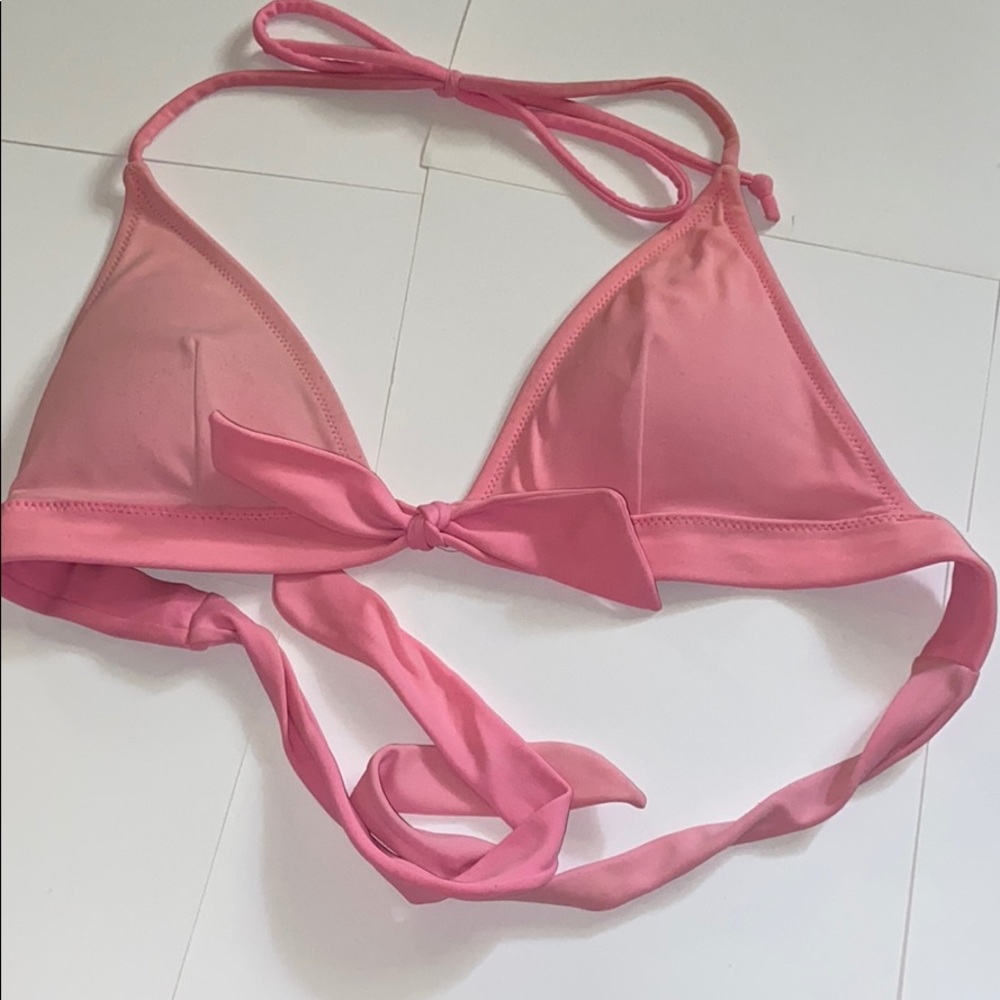 VS Swim Strappy Triangle Halter Bikini Top